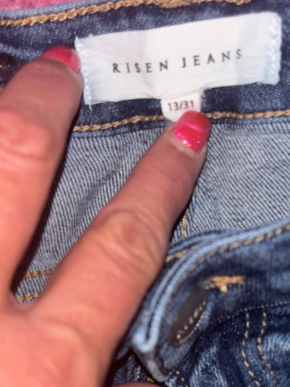 RISEN JEAN SHORTS - Picture 3 of 3